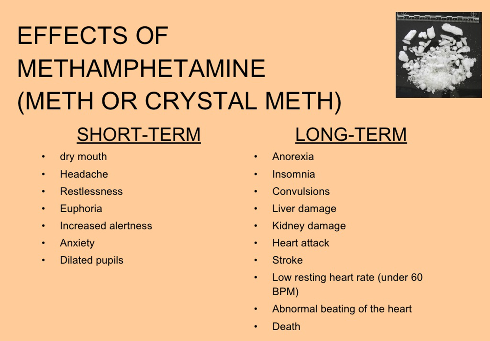 Short Term And Long Term Effects Of Meth