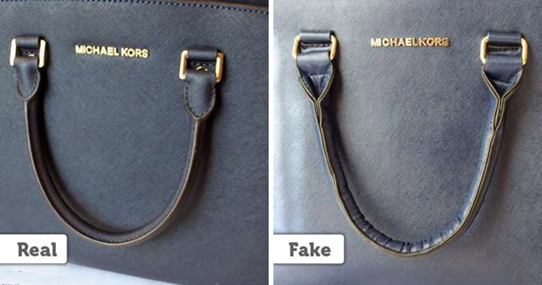 how to know if mk bag is fake
