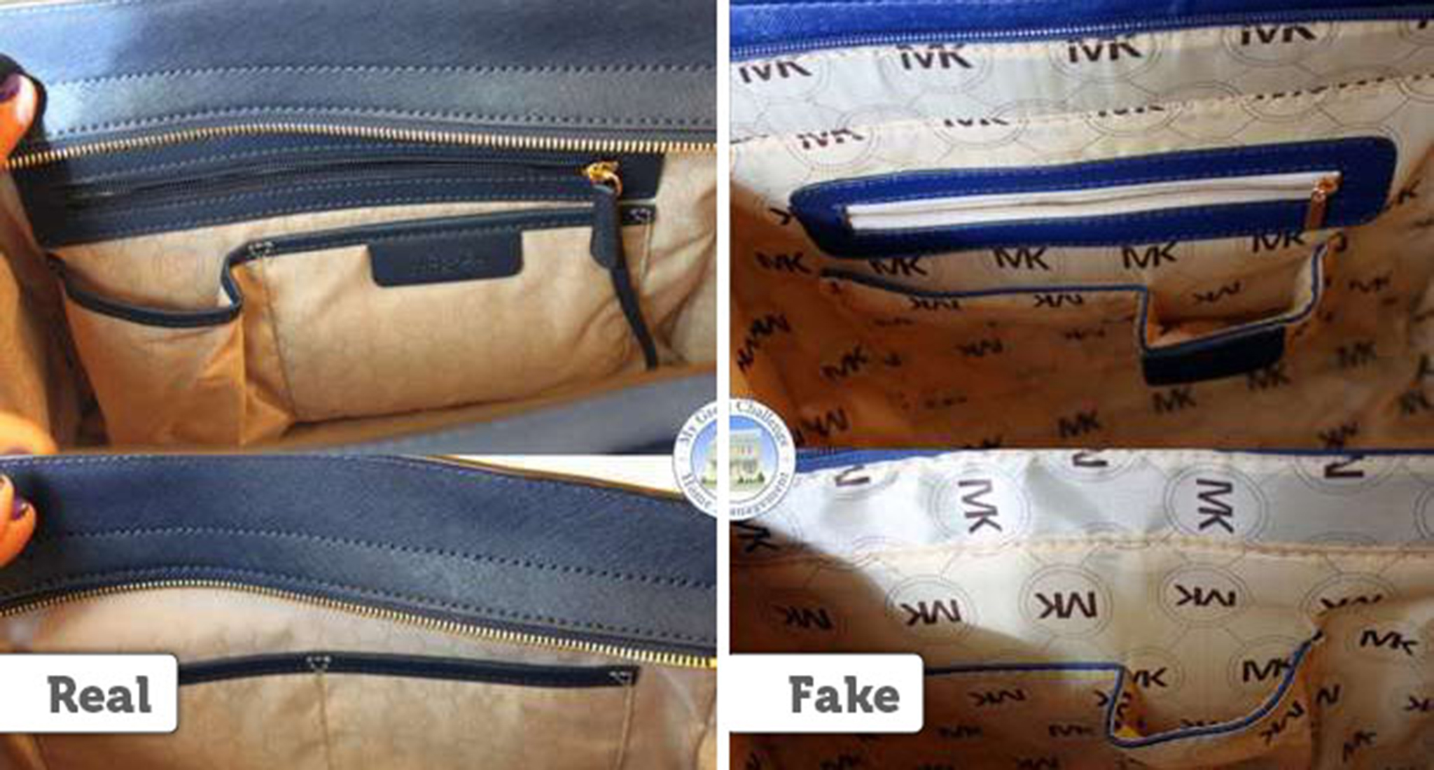 original mk bag vs fake