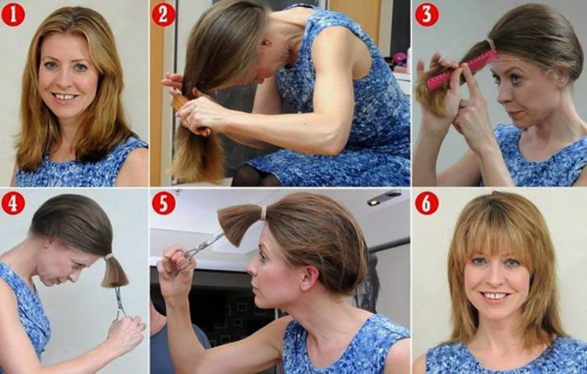 How To Cut Long Layers In Long Hair At Home