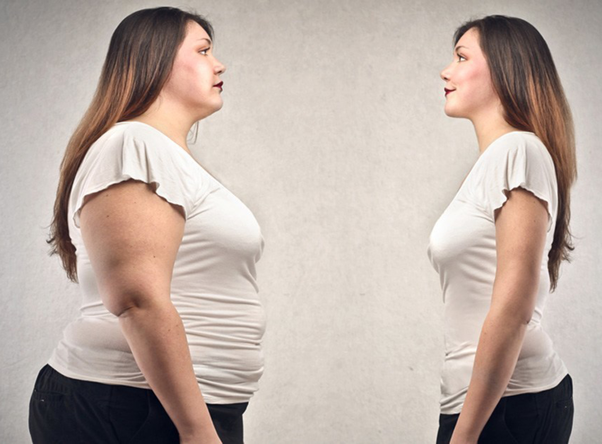 Гормональный лишний вес как сбросить. Женщина с лишним весом. Толстый и худой.