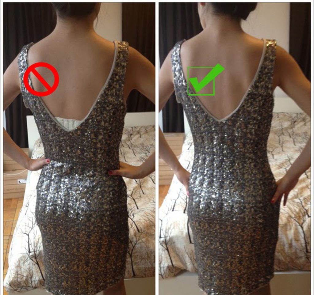 Переделка платья с открытой спиной