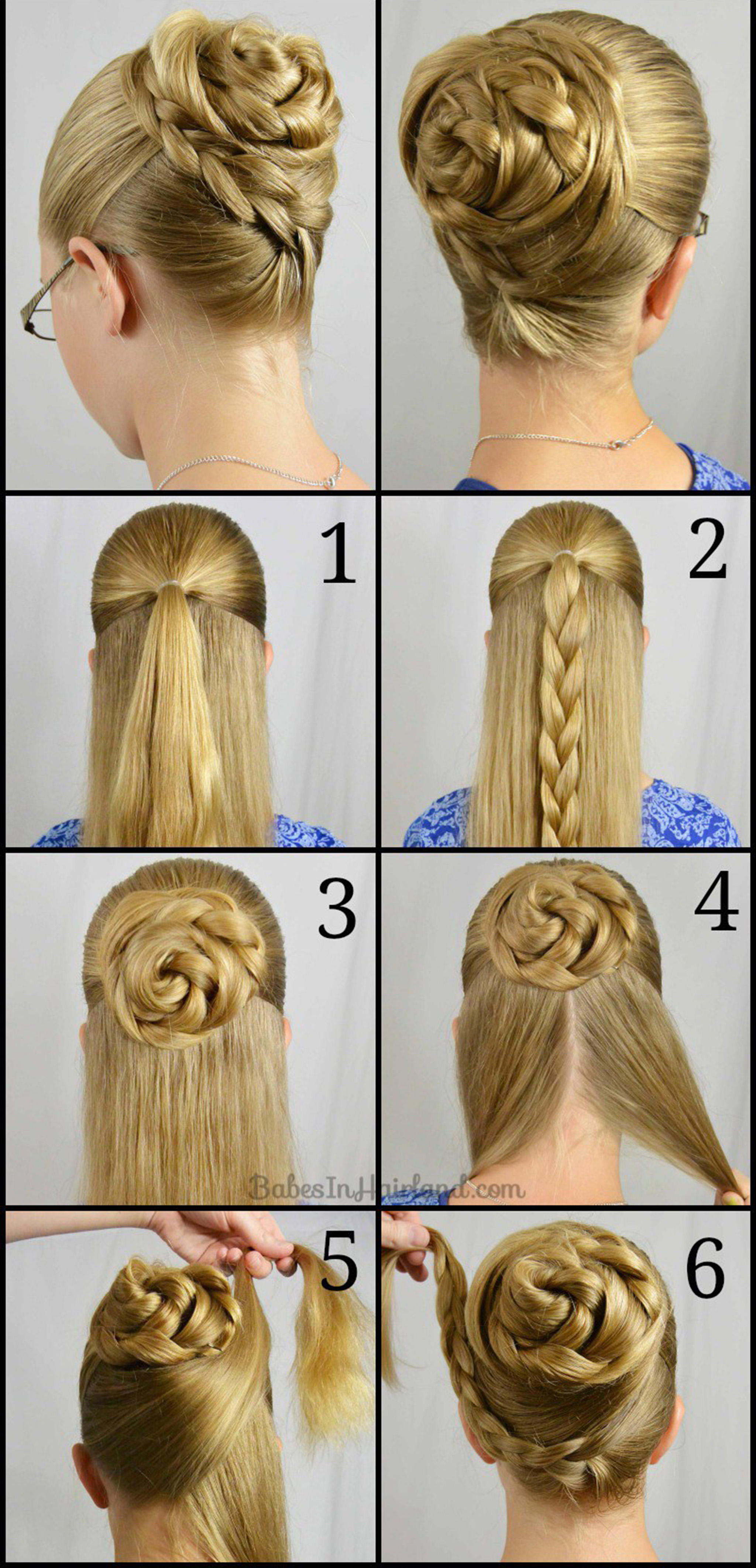 Easy Hairstyles Step By Step Photos