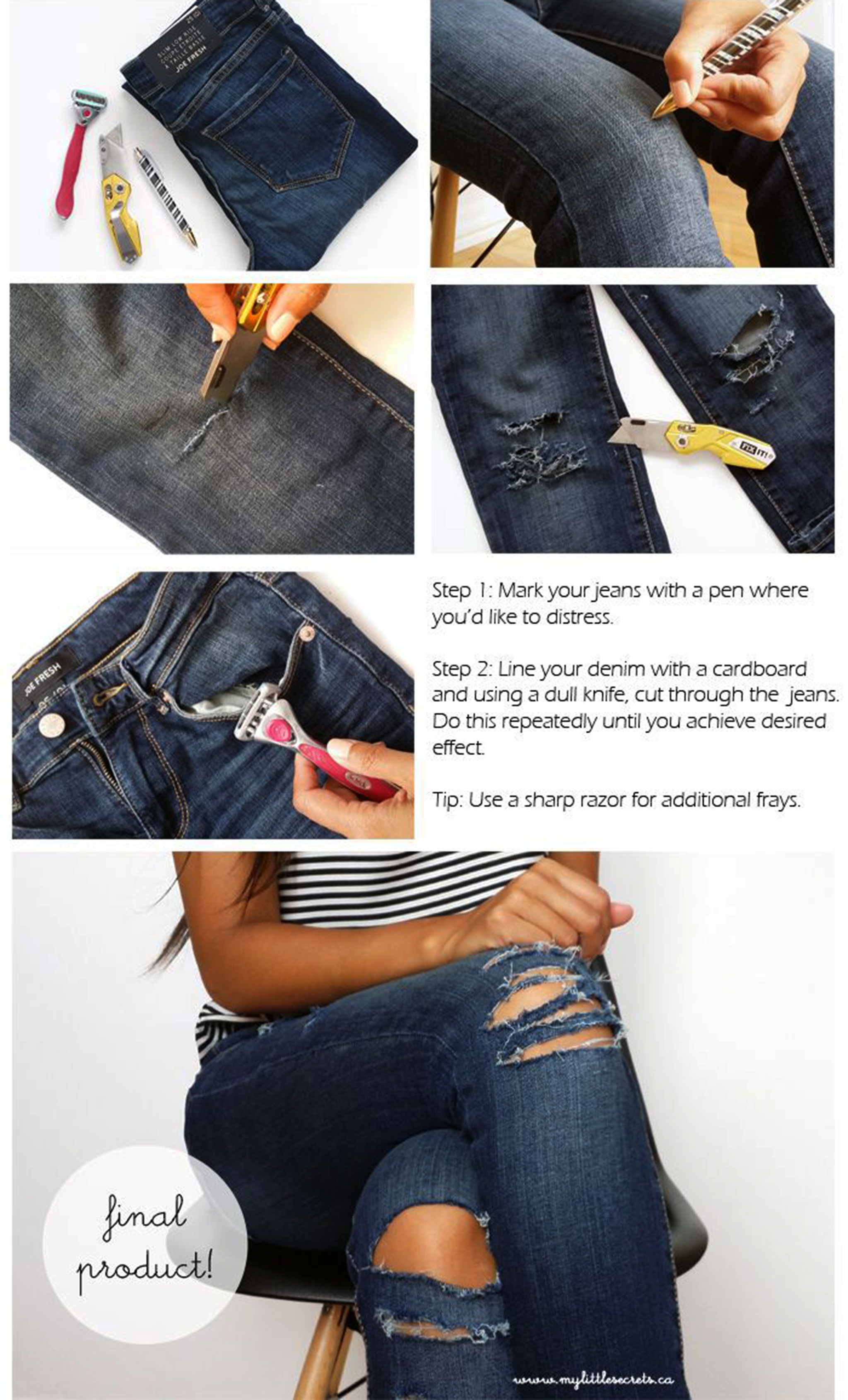 7 Awesome Denim Tricks For Those Love Wearing Jeans