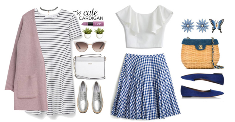 polyvore beach outfits